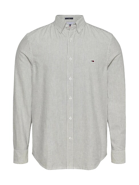 TH JEANS Camicia a righe a manica lunga dark night navy - Camicie Uomo