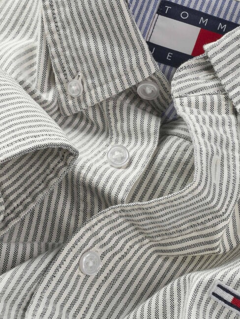 TH JEANS Camicia a righe a manica lunga dark night navy - Camicie Uomo