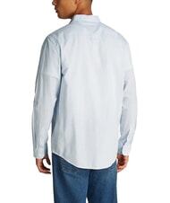 TOMMY HILFIGER TH JEANS Camicia manica lunga misto lino sweet blue - Camicie Uomo - 2