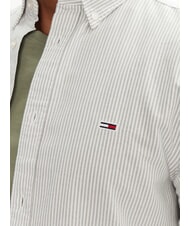 TOMMY HILFIGER TH JEANS Camicia a righe a manica lunga aruba green stripe - Camicie Uomo - 3