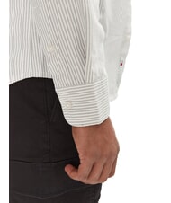TOMMY HILFIGER TH JEANS Camicia a righe a manica lunga aruba green stripe - Camicie Uomo - 4