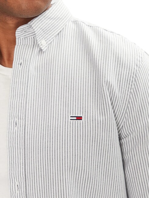 TH JEANS Camicia a righe a manica lunga desert sky / ivory petal - Camicie Uomo