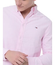 TOMMY HILFIGER TH JEANS Camicia Oxford regular fit pink sugar stripe - Camicie Uomo - 3