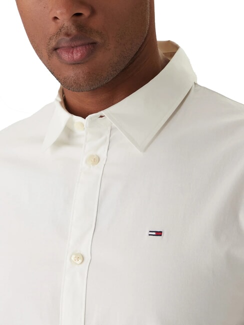 TH JEANS Camicia a manica lunga slim fit white - Camicie Uomo