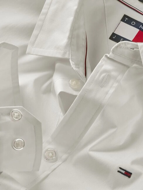TH JEANS Camicia a manica lunga slim fit ecru - Camicie Uomo