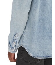 TOMMY HILFIGER TH JEANS Camicia maniche lunghe in denim denim light - Camicie Uomo - 4