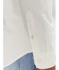 TOMMY HILFIGER TH JEANS Camicia a manica lunga in cotone ecru - Camicie Uomo - 4