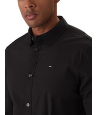 TOMMY HILFIGER TH JEANS Camicia a manica lunga slim fit tommy black - Camicie Uomo - 3