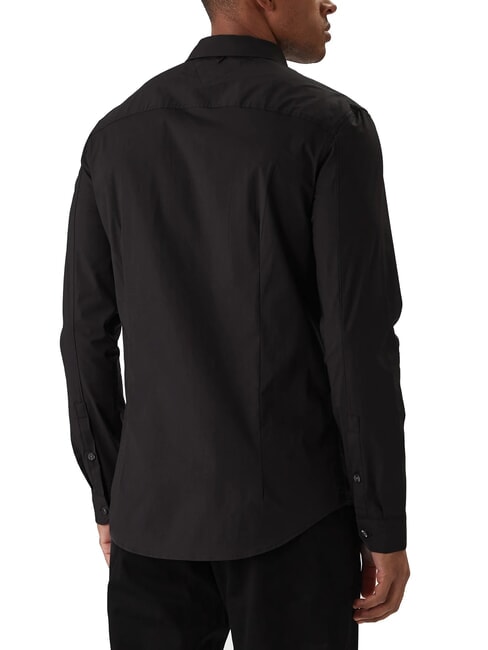 TH JEANS Camicia a manica lunga slim fit tommy black - Camicie Uomo