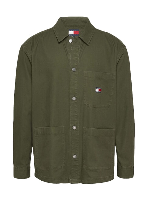 TH JEANS Camicia sportiva con tasconi fatigue green - Camicie Uomo