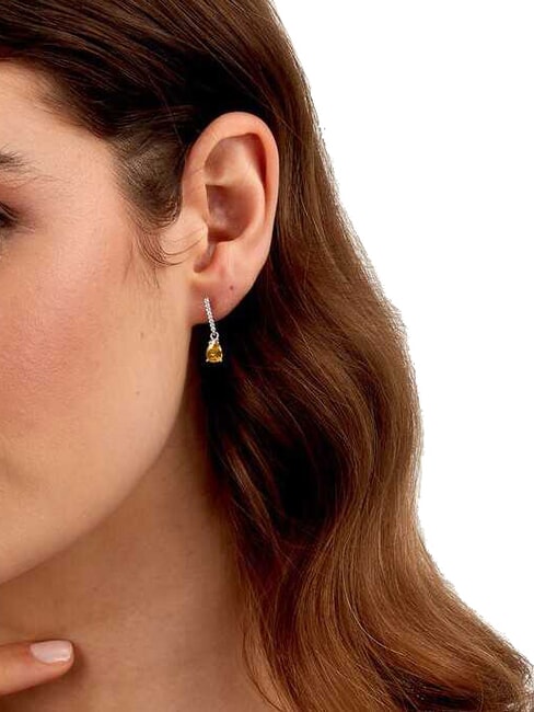 TESORI Orecchini pendenti con cristalli ARGENTO - Orecchini