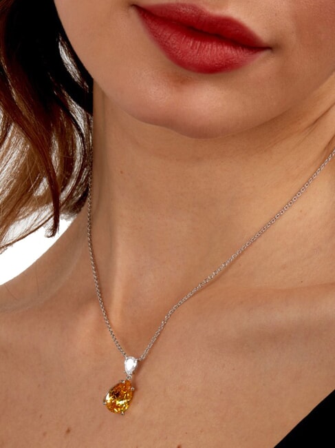 TESORI Collana con pendente a goccia giallo - Collane