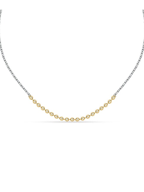 TALISMANI Collana con sfere in acciaio bicolore ACCIAIO - Collane