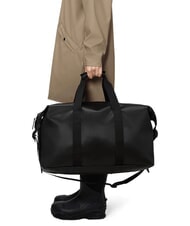 RAINS HILO WEEKEND Borsone impermeabile black grain - Borsoni - 4