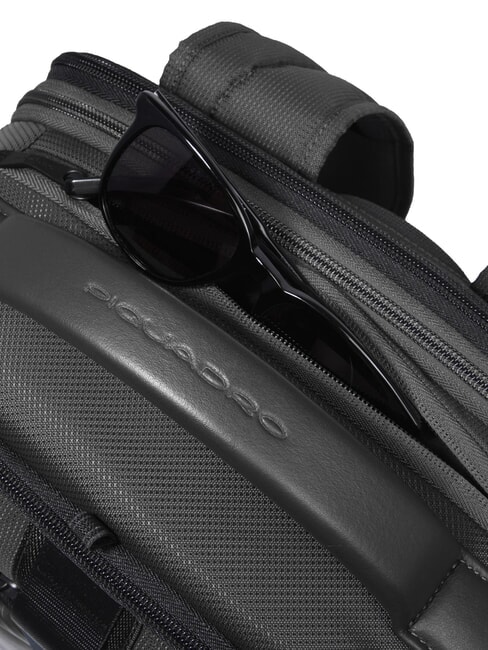 PQ-EARTH Zaino da viaggio per PC 17" e iPadPro Nero - Zaini da lavoro porta PC