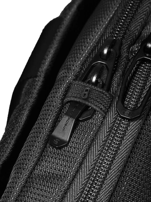 PQ-EARTH Zaino da viaggio per PC 17" e iPadPro Nero - Zaini da lavoro porta PC