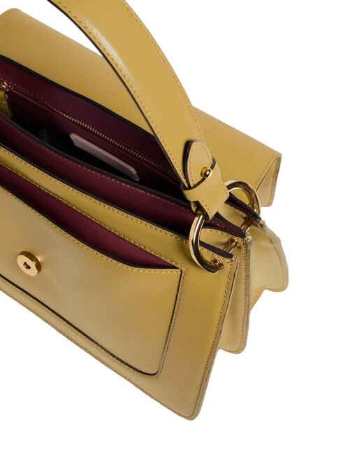 C-ME CALF COCKER Borsa cartelletta in pelle con tracolla seagrass - Borse Donna