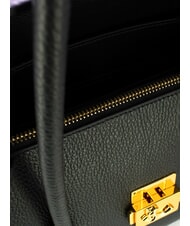 COCCINELLE C-ME LOCK Borsa a spalla, in pelle Nero - Borse Donna - 4