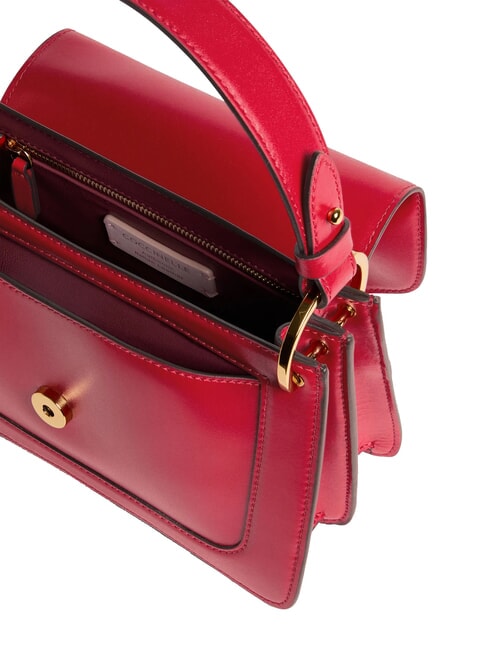 C-ME CALF COCKER Borsa piccola in pelle con tracolla scarlet - Borse Donna