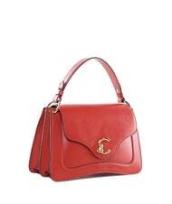 COCCINELLE C-ME CALF COCKER Borsa cartelletta in pelle con tracolla scarlet - Borse Donna - 2