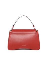 COCCINELLE C-ME CALF COCKER Borsa cartelletta in pelle con tracolla scarlet - Borse Donna - 3
