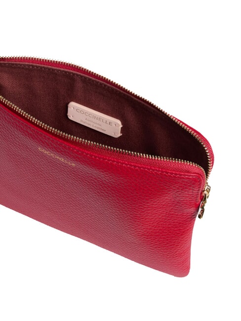 C-ME SOFTY Pochette in pelle scarlet - Borse Donna