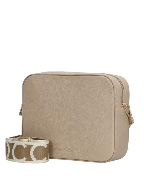 TEBE Borsa piccola pelle martellata sandshell - Borse Donna