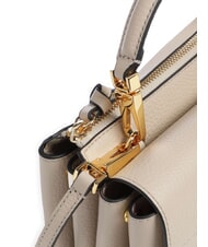 COCCINELLE ARLETTIS Hand bag in pelle martellata sandshell - Borse Donna - 3