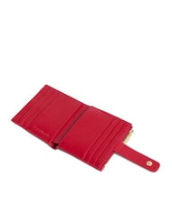 COCCINELLE METALLIC SOFT Mini Portafoglio in pelle scarlet - Portafogli Donna - 2
