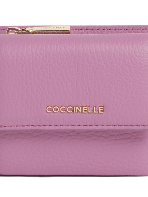 METALLIC SOFT Portafoglio in pelle martellata jellyfish - Portafogli Donna