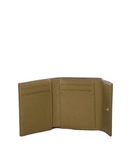 COCCINELLE METALLIC SOFT Portafoglio in pelle martellata seagrass - Portafogli Donna - 2