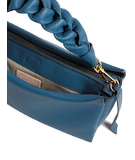 COCCINELLE BOHEME GRANA DOUBLE Borsa in pelle martellata con tracolla deep bl/sandshe - Borse Donna - 3