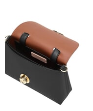 COCCINELLE NIKLA Borsa a mano, con tracolla noir/cognac - Borse Donna - 4