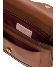 COCCINELLE C-ME CALF Borsetta a tracolla, in pelle cognac - Borse Donna - 4