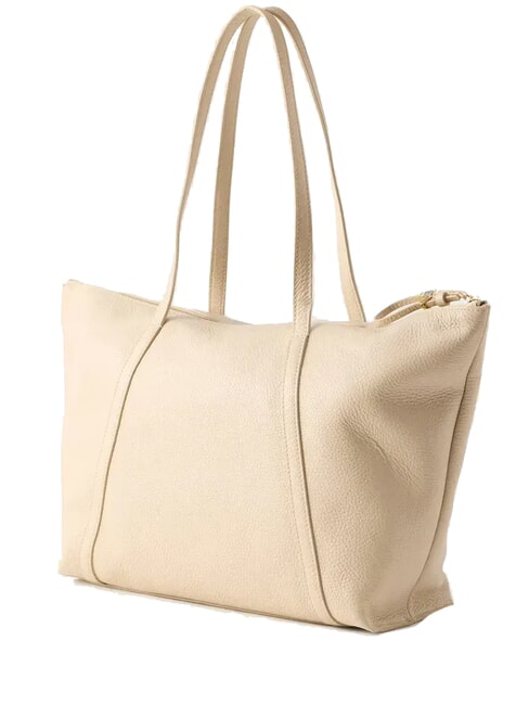 NORY Shopping Bag in pelle sandshell - Borse Donna