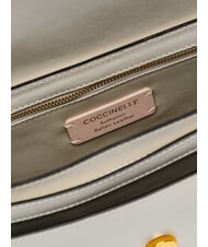 COCCINELLE C-ME CALF Borsetta a tracolla, in pelle pearl - Borse Donna - 4