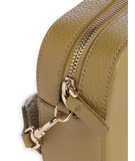 COCCINELLE TEBE Borsa a tracolla in pelle martellata seagrass - Borse Donna - 3