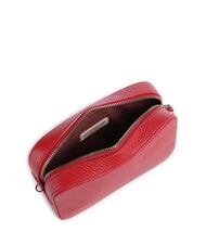 COCCINELLE TEBE Borsa a tracolla in pelle martellata scarlet - Borse Donna - 3