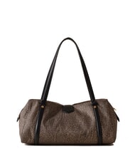 BORBONESE POCHE Borsa a bauletto a spalla OP/NATURALE/NERO - Borse Donna - 4