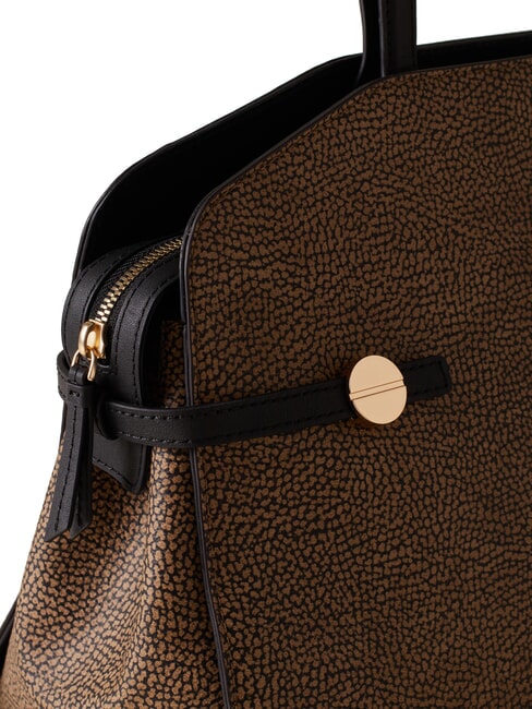 GEMINI Borsa shopping a spalla op naturale/nero - Borse Donna