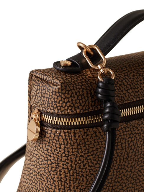 GEMINI Borsa bauletto piccola con tracolla op naturale/nero - Borse Donna