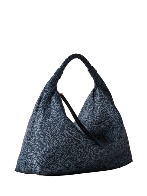 PLIE Borsa hobo a spalla blu lapis - Borse Donna