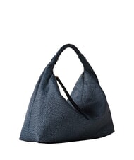 BORBONESE PLIE Borsa hobo a spalla blu lapis - Borse Donna - 2