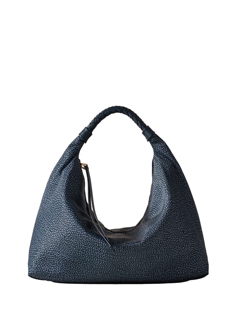 PLIE Borsa hobo a spalla blu lapis - Borse Donna