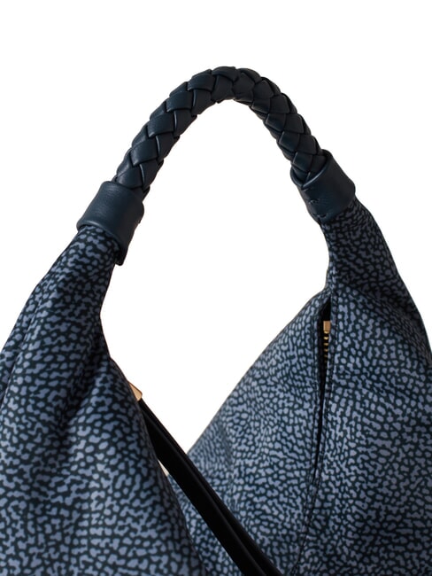 PLIE Borsa hobo a spalla blu lapis - Borse Donna
