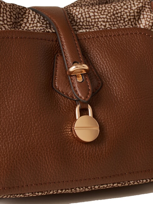 POCHE Borsa a bauletto a spalla beige brown - Borse Donna