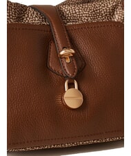 BORBONESE POCHE Borsa a bauletto a spalla beige brown - Borse Donna - 3