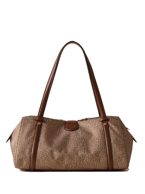 POCHE Borsa a bauletto a spalla beige brown - Borse Donna