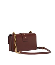 PINKO LOVE ONE CLASSIC Borsa mini in pelle a tracolla burgundy wine-antique gold - Borse Donna - 2
