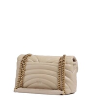 PINKO LOVE PUFF CLASSIC Borsa in nappa a tracolla beige-grigio fumo-antique gold - Borse Donna - 2